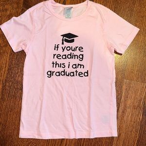 Graduation pink T-shirt - size child 5T